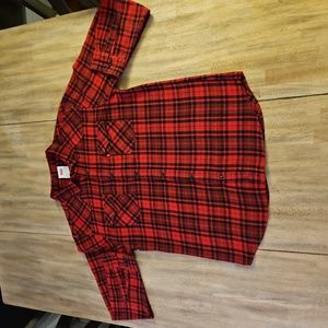 Levis long sleeve plaid flannel